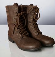 Mossimo Lace Up Combat Ankle Boots 