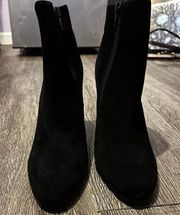 Steve Madden Black Suede Boots