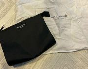 Kate Spade New York Black Nylon Small Cosmetic Bag