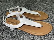 Rue 21 White Strapped Sandals