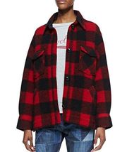 Isabel Marant Etoile Gaston Buffalo Plaid Jacket