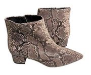 CC CORSO COMO Freen Boot Snake Print Leather Size 6