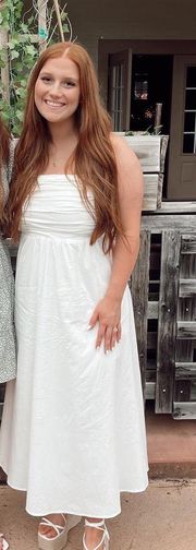 White Midi Dress