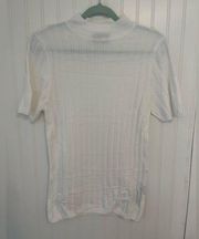 ASOS short sleeve sweater white size small