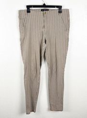 PERUVIAN CONNECTION Multicolored Striped Pants, Size 10