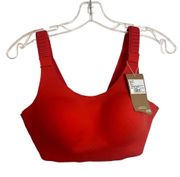 BROOKS DARE SCOOPBACK RUN BRA 2.0 Womens Size 34CD Jamberry NWT Red Orange