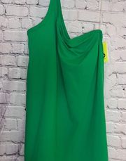 All in Motion Green One-Shoulder Athletic Tennis Dress-Green Women’s XXL