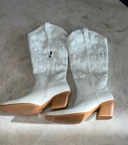 White Cowboy Boots