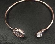 Swarovski Rose Gold bangle bracelet f Small Wrist