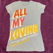 English Heroes Beatles SS “All My Loving” T-shirt only worn once. EUC