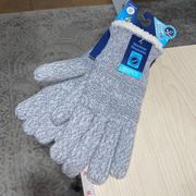 Isotoner Smart‎ gloves dri heather gray one size warm soft cozy water repellent