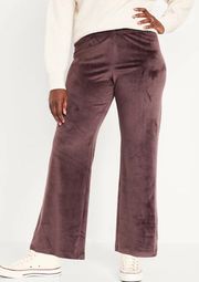 Vintage 100% Leather Suede Purple Pants Women Plus size 12| i.e brand