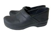 Dansko Professional Black Oiled Clogs