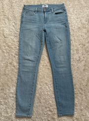 Paige Verdugo Ankle Blue Jeans Sz 27 Mid rise Ultra Skinny with Stretch