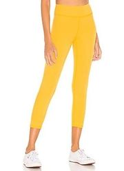 Revolve Lovewave Luka High Waisted 7/8 Active Leggings in Bright Yellow Size S