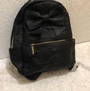 Betsy Johnson black backpack bag