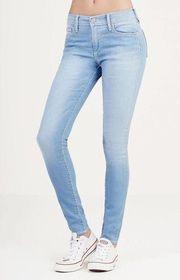 True Religion  halle super skinny distressed jeans