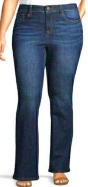 LANE BRYANT Distinctly Boot Dark Wash Jeans  Plus Size