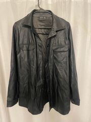 Faux Leather Jacket