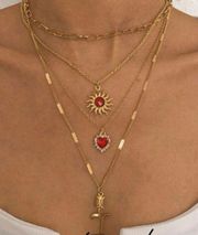 Boutique Womens Gold Necklace