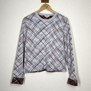 Equipment Sadonne Knit Pullover Sweater Large L Silk Cotton