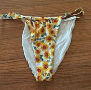 Weworewhat sunflower bikini bottom