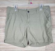 Columbia Sportswear Army Green Shorts Women’s Size 12 Outdoor Hiking