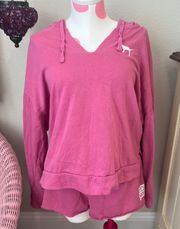 PINK - Victoria's Secret PINK VS Nation pullover hoodie set with shorts