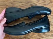 Natural Soul Carryon Leather Loafers Black 8.5M