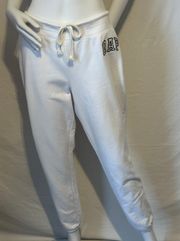 Womens White  Sweatpants