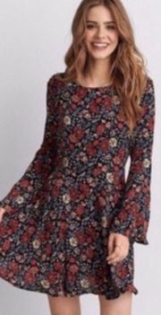 Floral Bell Sleeve Dress