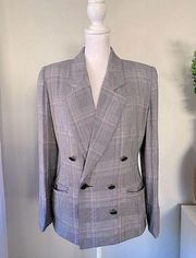 Vintage ‘90s Petite Sophisticate Plaid Blazer