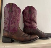 Ariat  Tombstone Square Toe Horseman Heel
Western Cowboy Boots