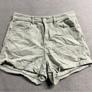 PacSun Green Corduroy Mom Shorts Size 29 EUC