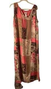 EMMA JAMES VINTAGE PATCHWORK REVERSIBLE MAXI DRESS