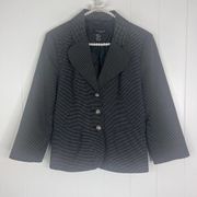 Sandro Sportswear Black and White Polka Dot Blazer SZ M