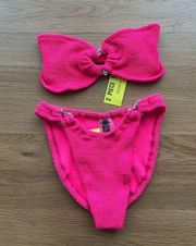 Hunza G bikini in pink new with tags