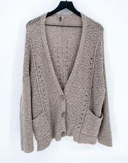 Fall Friend Cardigan in Muskrat Medium