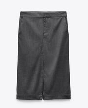 Pinstripe Skirt