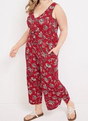 Maurice’s 24/7 Floral Cropped Jumpsuit