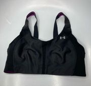 Under Armour Armour bra 32DD black purple