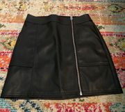 Mini Leather Skirt