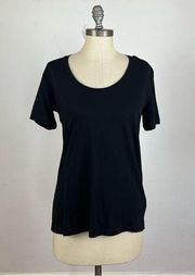 Diesel Black Scoop Neck Tee