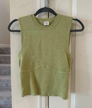 Abercrombie Light Green Sweater Tank