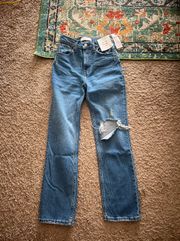 Abercrombie 90s Straight Ultra High Rise Jeans