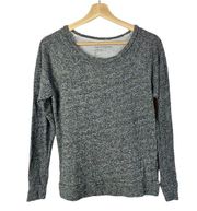 Good HYOUman Gray Scoop Neck Long Sleeve Knit Pullover XS