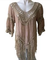 My Beloved Boho Fringe Top