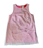 ModCloth 1X XL Fluent In Finesse Shift Dress Valentine’s Day Red White Eyelet