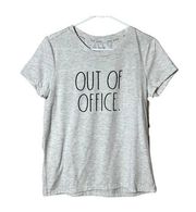 Rae Dunn Women’s Out of Office Short Sleeve Graphic Tee Sz S