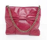 Hobo international leather red bow, detail shoulder purse